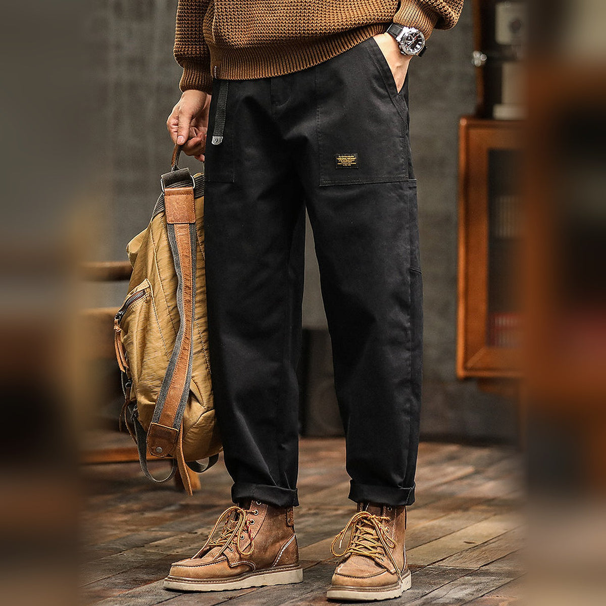 Hartley Utility Trousers - Black