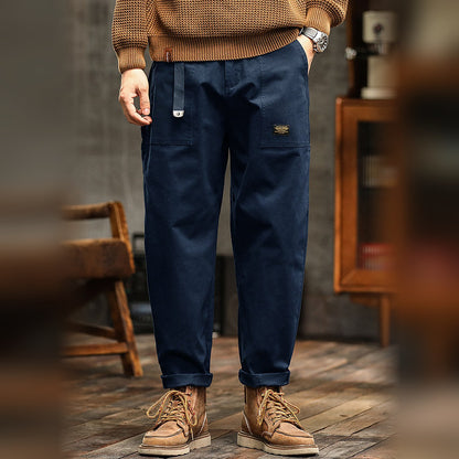 Hartley Utility Trousers - Navy Blue