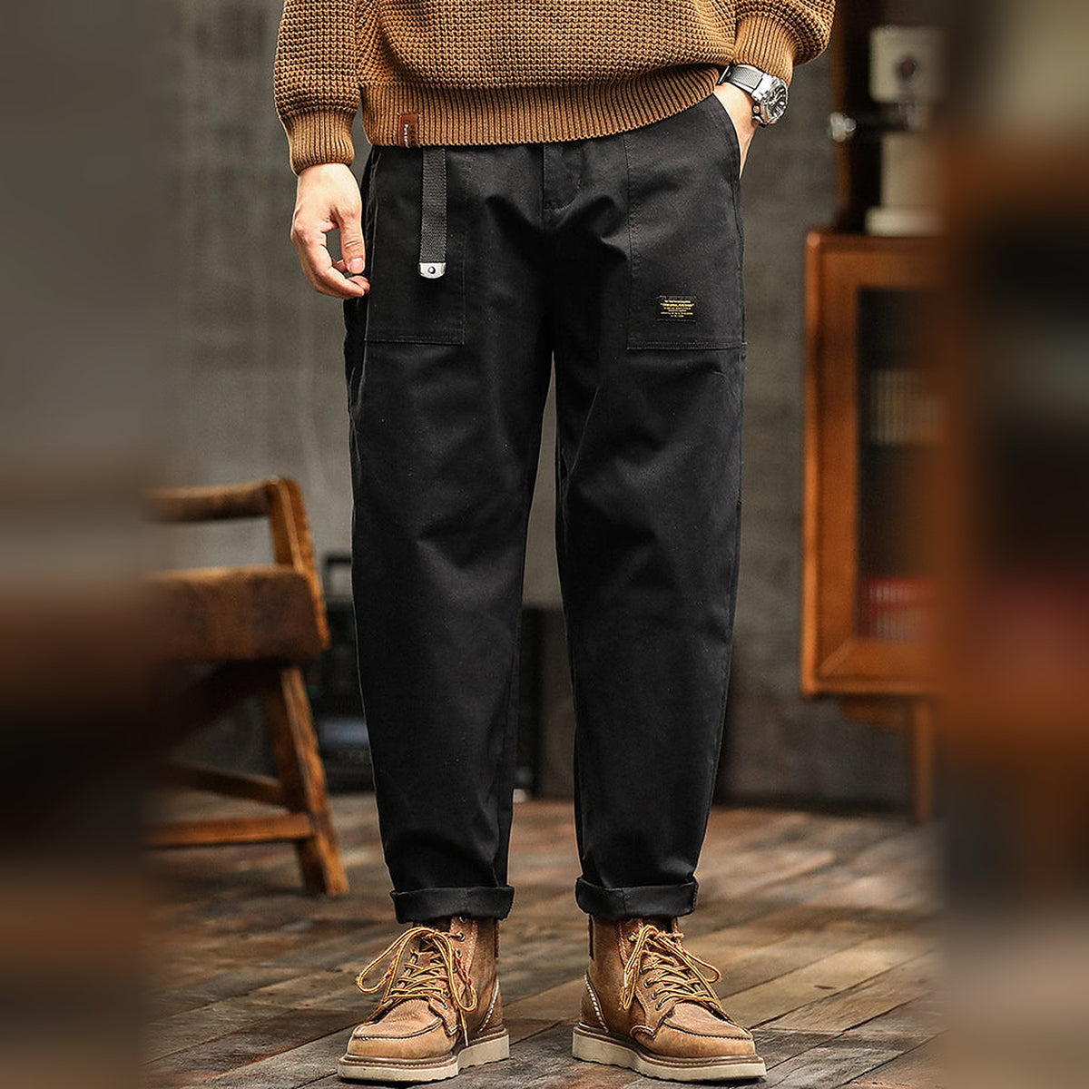 Hartley Utility Trousers - Black