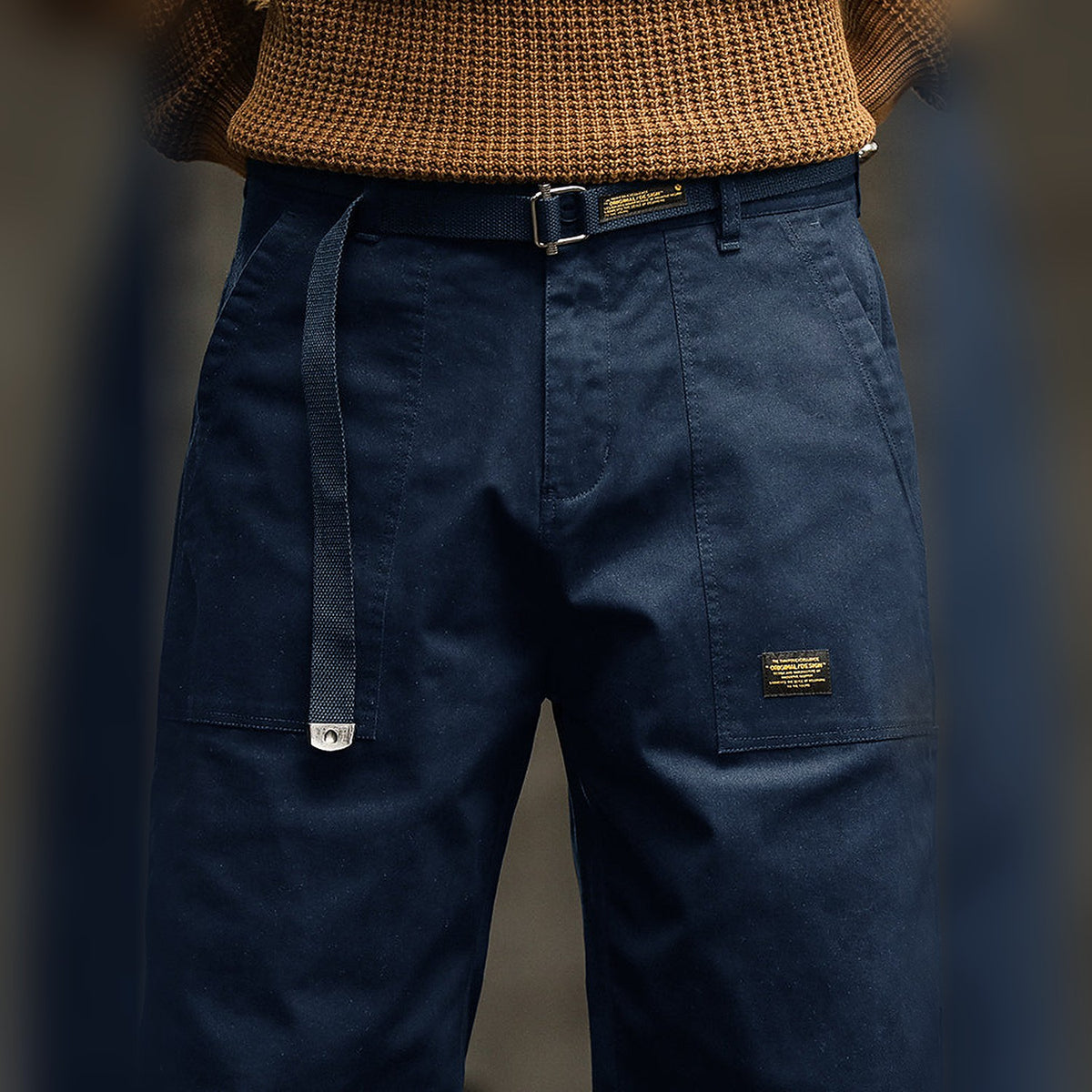 Hartley Utility Trousers - Navy Blue