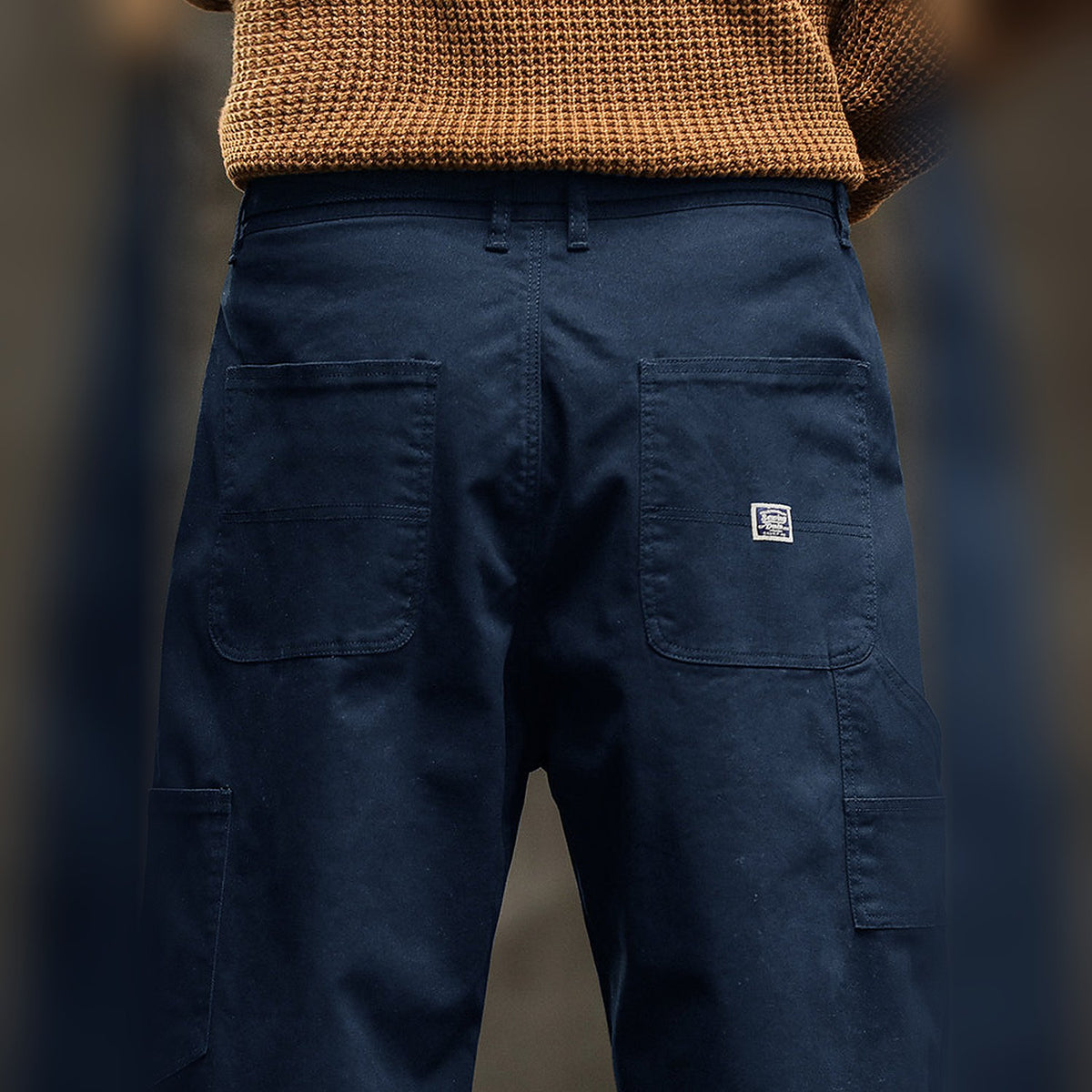 Hartley Utility Trousers - Navy Blue