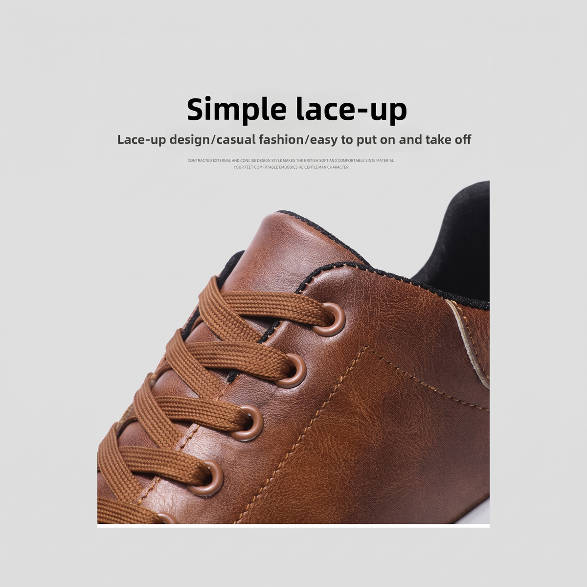 Harlan trainers - simple lace-up