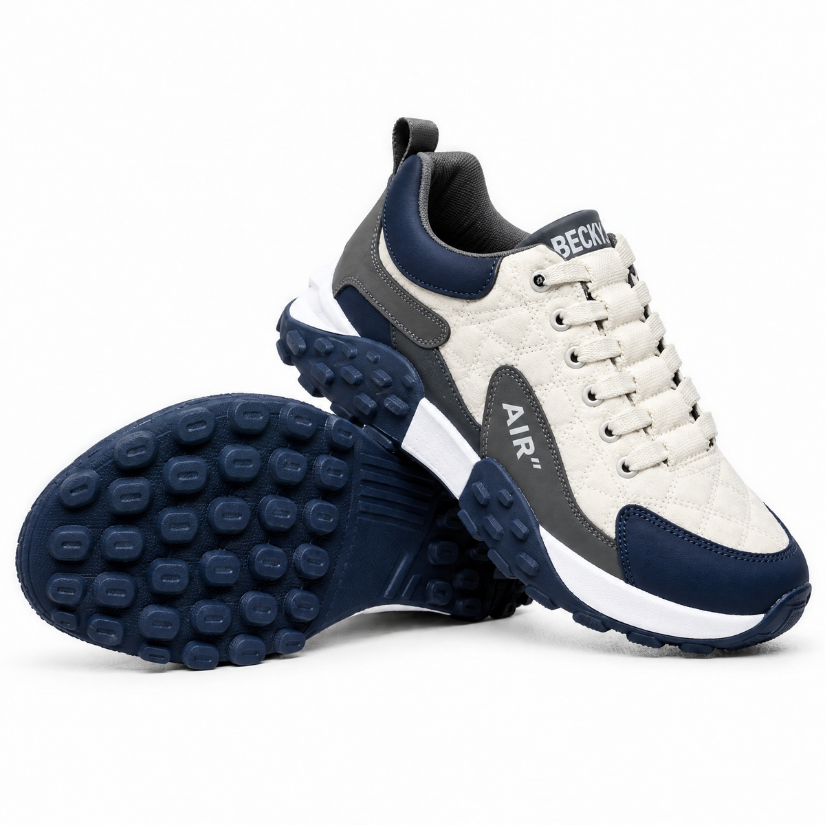 AeroStride men's comfort shoes in beige