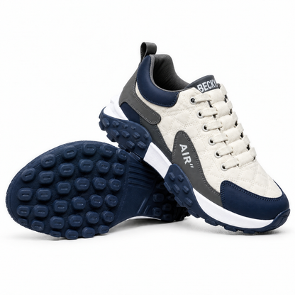 AeroStride men's comfort shoes in beige