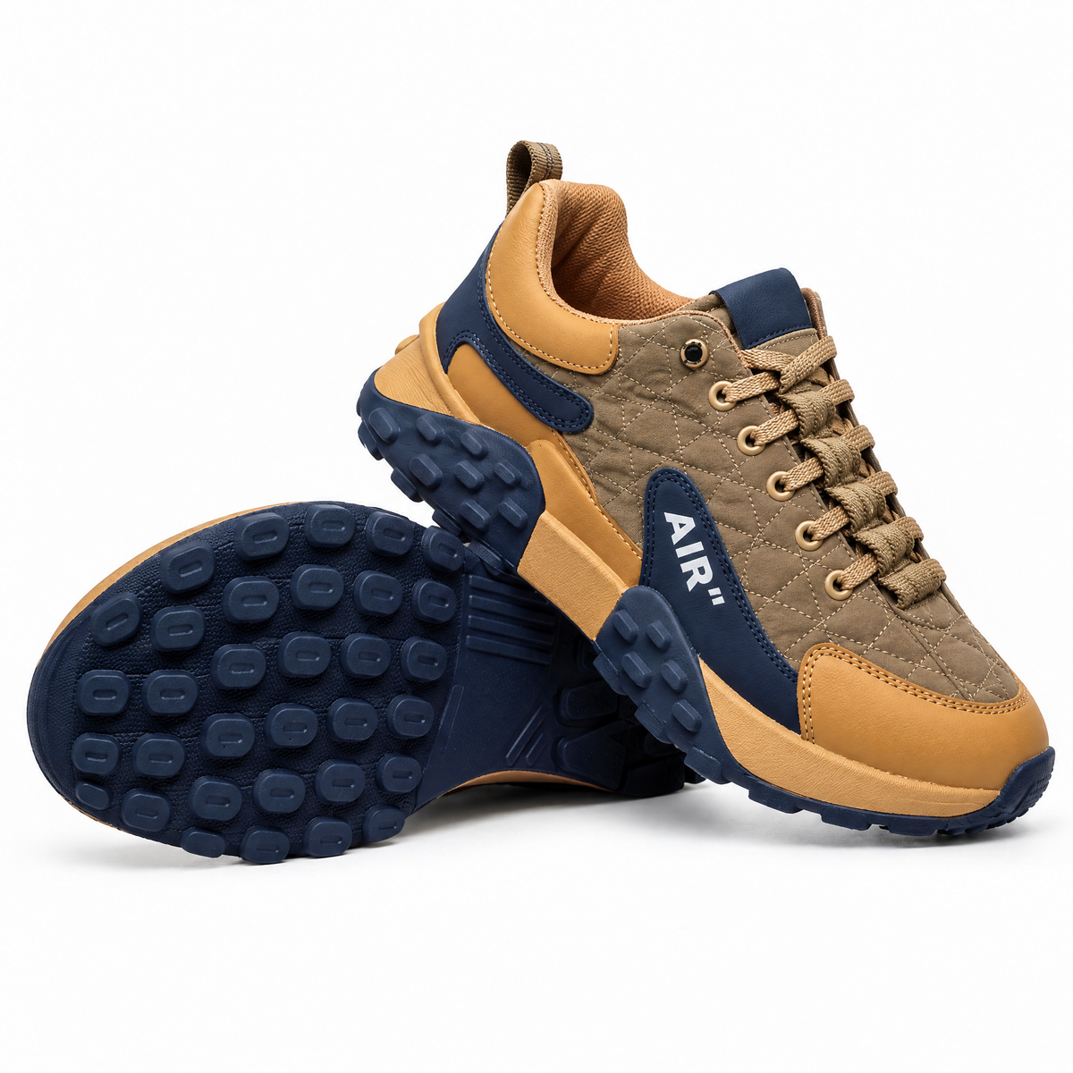 AeroStride men's comfort shoes in khaki