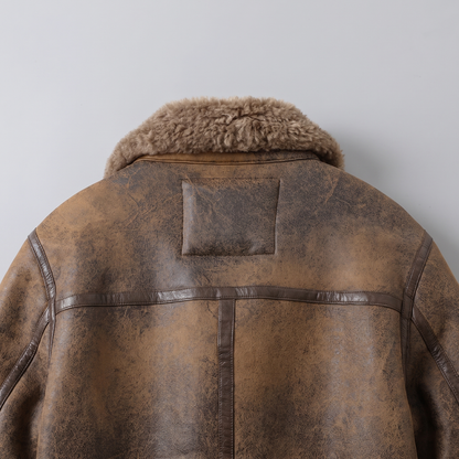 Heirloom Shearling Jacket - back detail