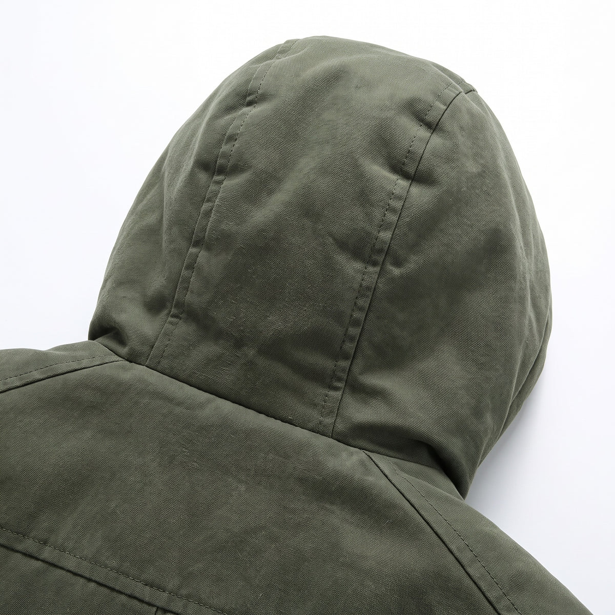 Kingsley parka detail: roomy hood