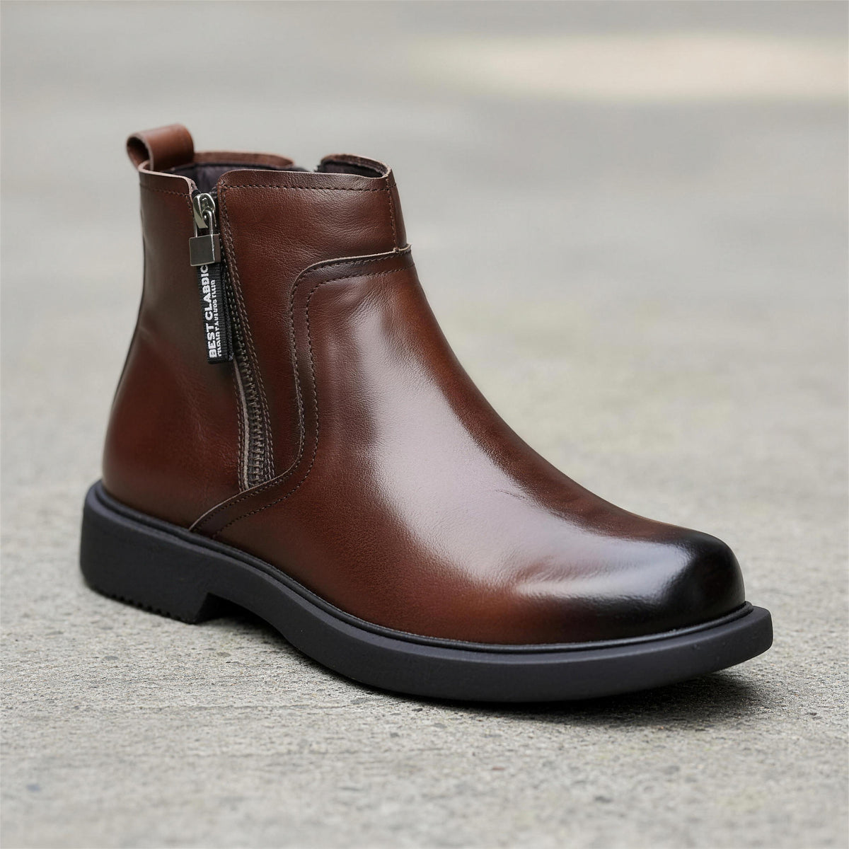 Dorian - Leather Dress Boots