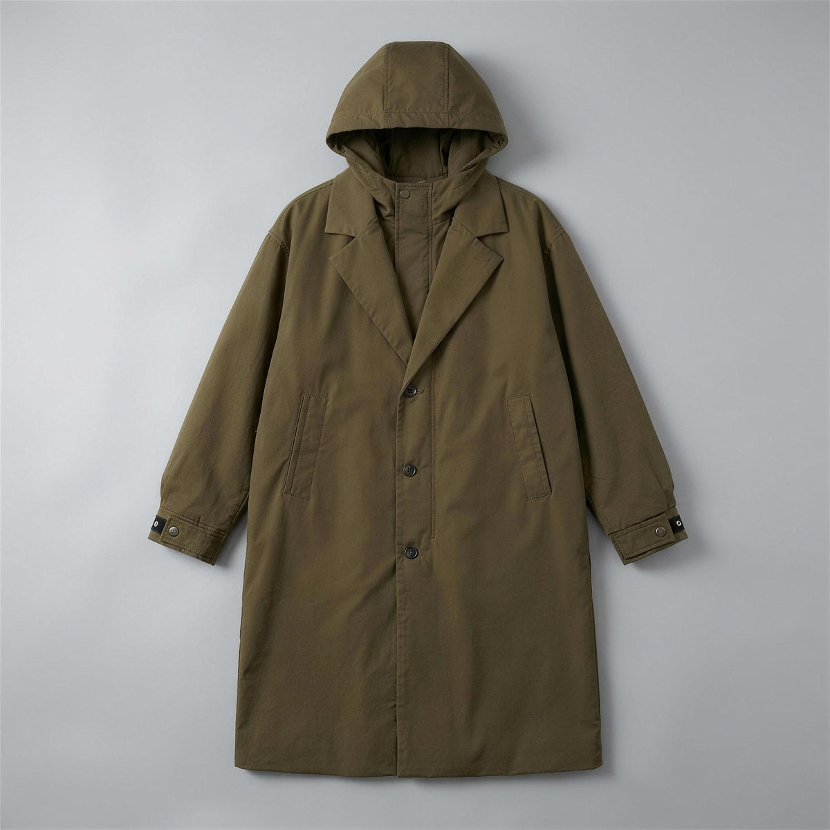 Kensal Overcoat - Army Green, front