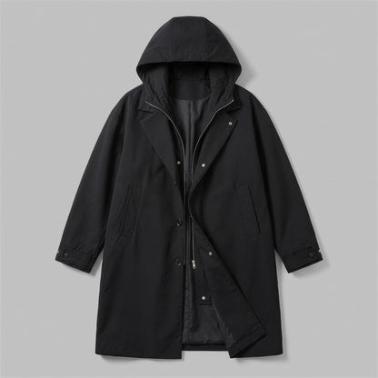 Kensal Overcoat - Black, front