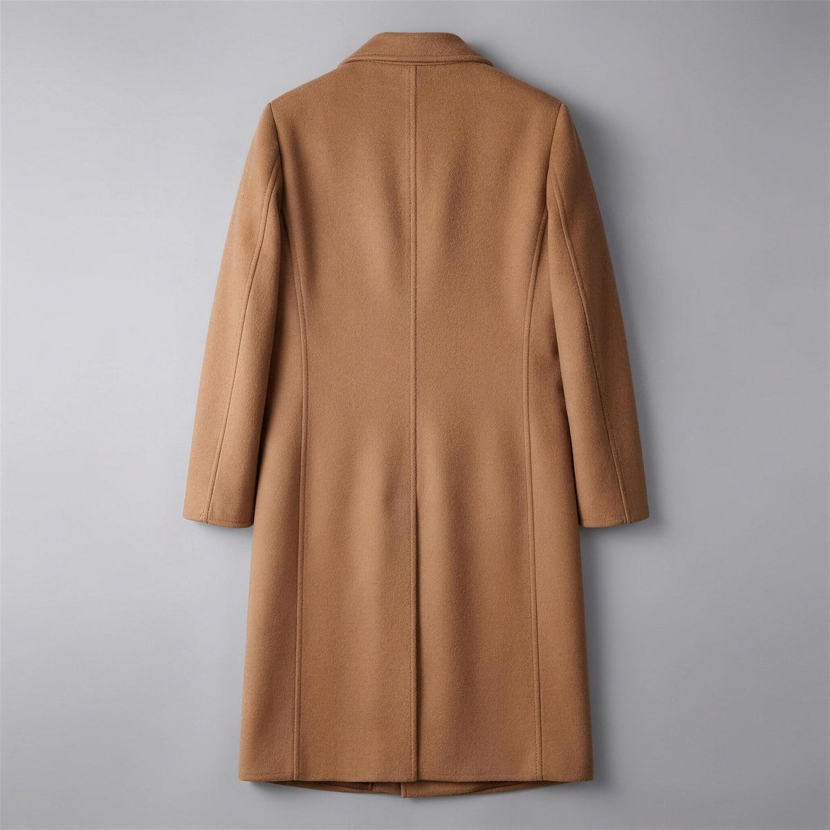 Rothley Wool Overcoat - Brown, back