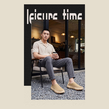 Ryden loafers, seated lifestyle shot