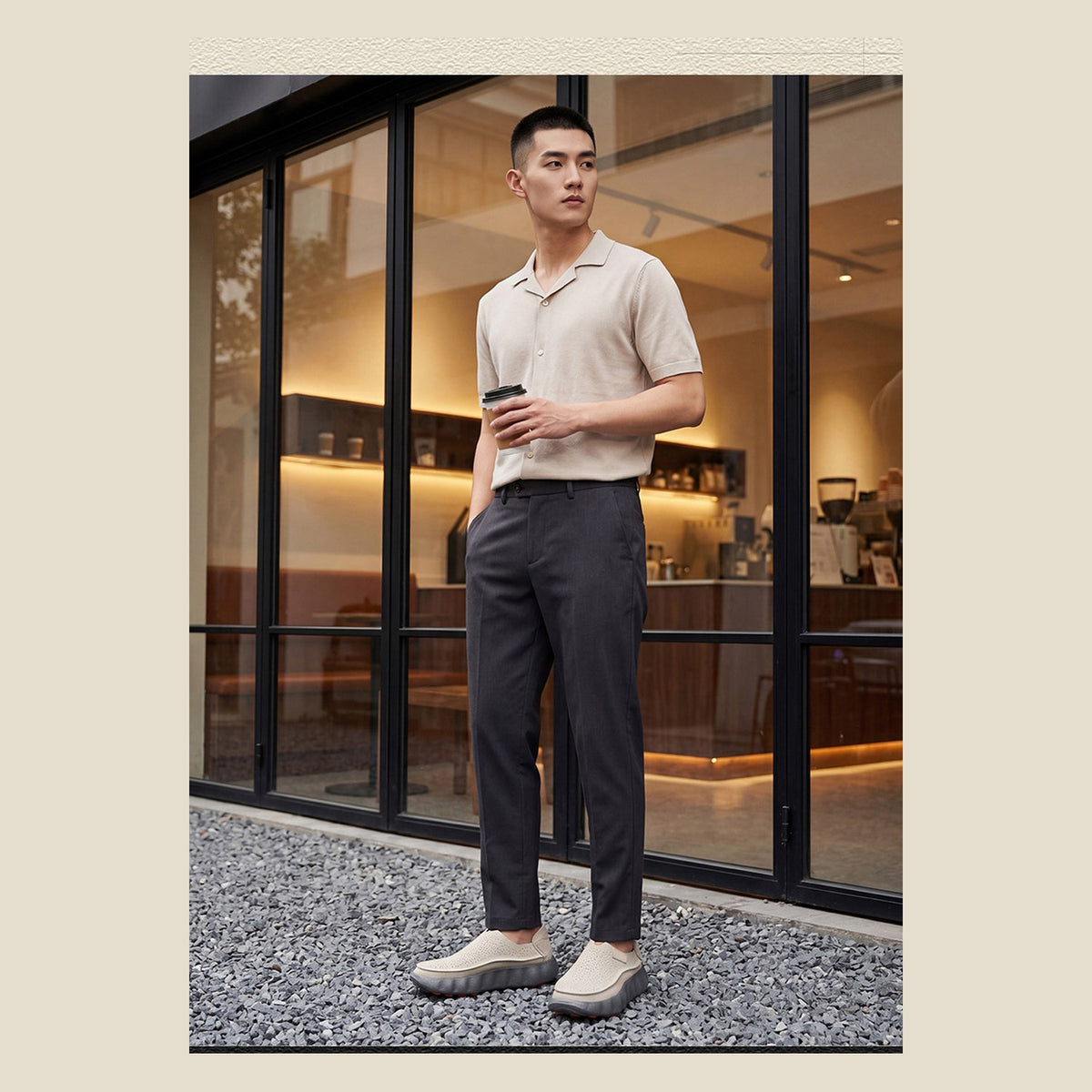 Ryden loafers, standing lifestyle shot