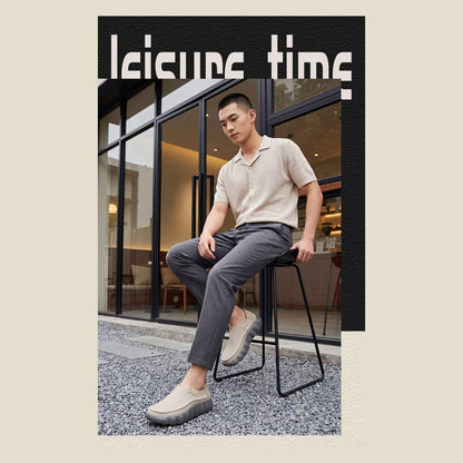 Ryden loafers in grey, casual street style