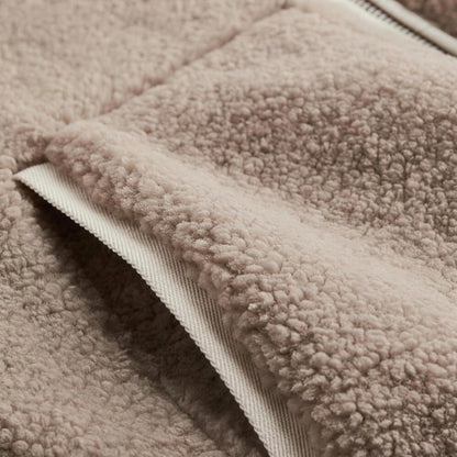 Sylvie alpaca coat pocket detail