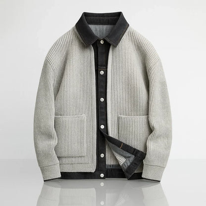 Soren wool jacket in Grey, flat lay
